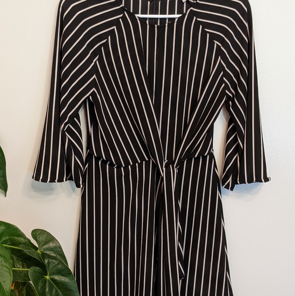 Stripped, light dress (Size S) - Picture 1 of 4